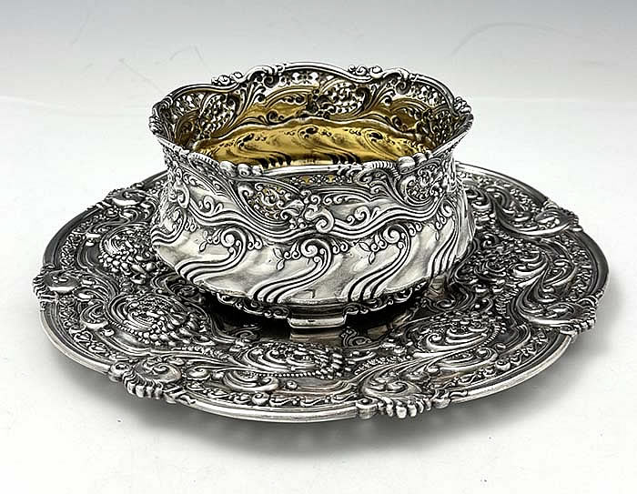 Tiffany antique sterling bowl and plate Columbian Expo Chicago 1893